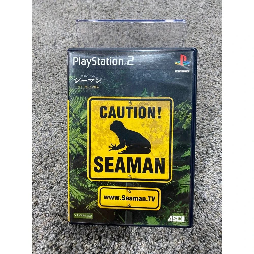 Video Game Seaman PS2 NTSC-J Import ASCII Black One Size Excellent